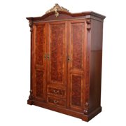 Louis XVI Three-Door Wardrobe