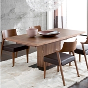 Vita Rectangular Dining Table-Walnut