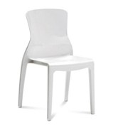 Chrystal Dining Chair-White