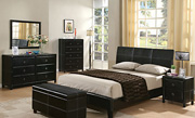 Bycast Dark Brown Bedroom Set