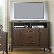 CTTRITVW Tribeca Chest TV Stand Walnut