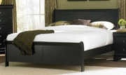 Marianne Panel Bed Black