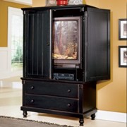 Pottery Black Armoire