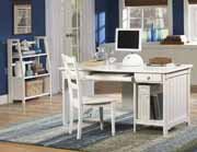 Pottery White Home Office Set