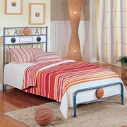 Melody Land Basketball Speaker Metal Bed Twin