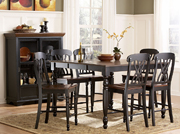 Ohana Black Counter Height Dining Room Set