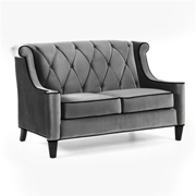 Barrister Loveseat Gray