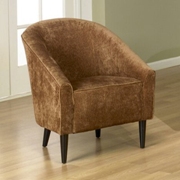 Orion Club Upholstered Chair Rust