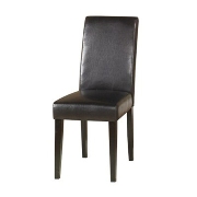 Bycast Leather Set Dining Chair Brown