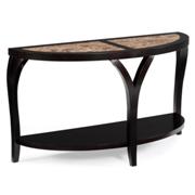 Vitelli Wood Demilune Sofa Table