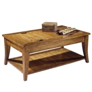 Madras Rectangular Cocktail Table With Storage Top