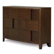 Twilight Wood 6 Drawer Dresser