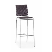 Criss Cross Bar Chair Espresso