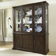 Villa Madrid China Display Cabinet in Dusk Brown Finish