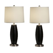 Ripples Table Lamp-Black