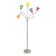 5 Light Floor Lamp-Multi