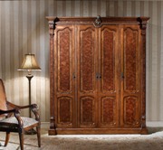 Louis XVI Four-Door Wardrobe