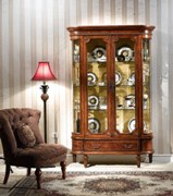 Louis XVI Two-Door Display Cabinet