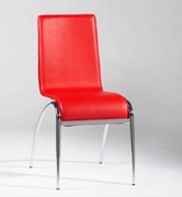 Elaine Arch Leg Red Side Chair