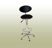 Soho Barstool With Leather and Metal