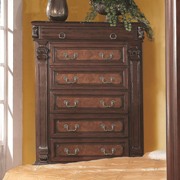 Grand Prado Tall Chest with 5 Drawers