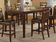 Lenox Counter Height Table in Medium Brown