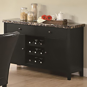 Anisa Dining Server with Wine Rack