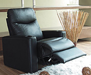 Promenade Theater Recliner in Black