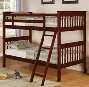 Cappuccino Twin over Twin Bunk Bed