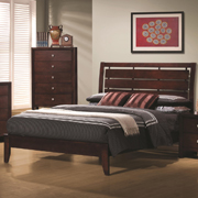 Serenity Queen Headboard Bed with Cut-Out Design