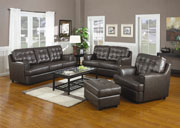 Hugo Chocolate Leather Sofa Set