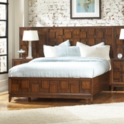 Campton Bed with Footboard Storages