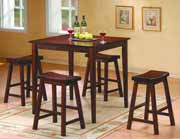 Saddleback Warm Cherry Square Table