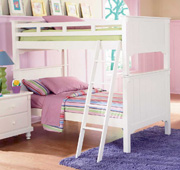 Pottery White Youth Bunk Bed