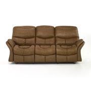 Idaho Recliner Sofa Full Length Couch Taupe