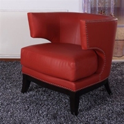 Eclipse Club Upholstered Chair Red