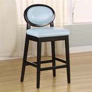 Martini Stationary Bar Stool Ebony 26