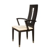 Novo Arm Dining Chair- Wenge