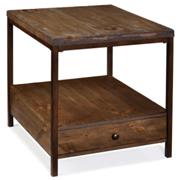 Pinecrest Wood Rectangular End Table