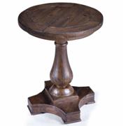 Densbury Wood Round Accent End Table