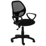 Percy Mesh Office Chair-Black-Black