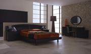 Modern Italian Platform Bed with Lights