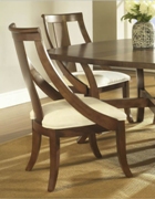 Gatsby Side Chair in Medium Brown