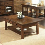 Dakota Cocktail Table in Rich Brown