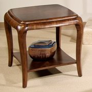 Marin End Table-Warm Brown