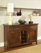 Gatsby Dining Server in Medium Brown