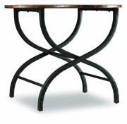 Sanctuary Round Bistro Table in Metal & Copper