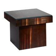 Root Squared End Table-Root Beer