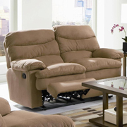 Harmon Brown Reclining Loveseat