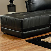 Laurentides Ottoman in Black